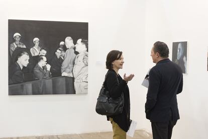 Imagen de un espacio de la feria de arte Zona Maco durante su edición de 2014.