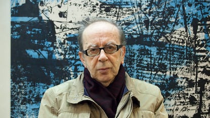 El escritor Ismail Kadare retratado en 2018 en Italia.