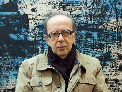 El escritor Ismail Kadare retratado en 2018 en Italia.