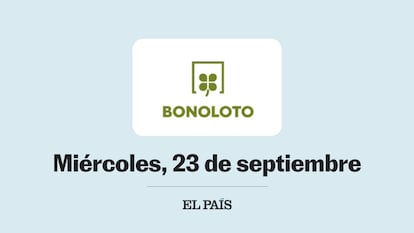 Bonoloto comprobar sorteo del miércoles 23 de septiembre de 2026