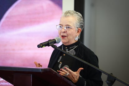 Lucía González Duque, durante el evento de cierre del Proyecto de Fortalecimiento de la Formación Musical Informal en Colombia, adelantado por la Fundación Nacional Batuta, el pasado 27 de mayo.