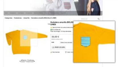 La página web de ropa personalizada N0lmits Clothing