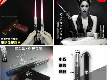 China vende pequeños lanzallamas como arma contra pervertidos