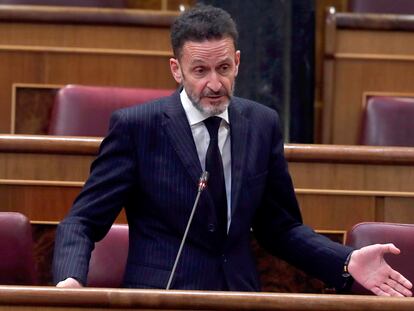 El diputado de Ciudadanos Edmundo Bal interviene en el debate de la quinta prórroga del estado de alarma.