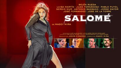 Cartel promocional de 'Salomé', una obra protagonizada por Belén Rueda que estará del 19 al 24 de marzo en el Teatre Goya de Barcelona.