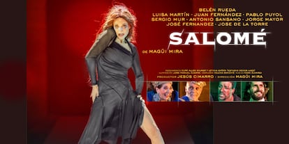 Cartel promocional de 'Salomé', una obra protagonizada por Belén Rueda que estará del 19 al 24 de marzo en el Teatre Goya de Barcelona.