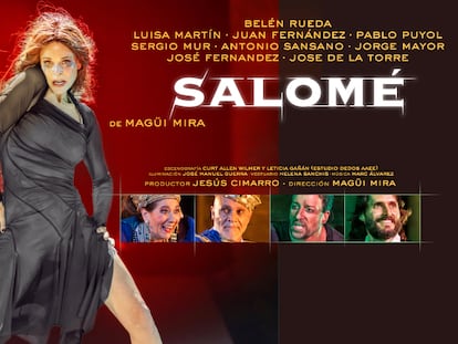 Cartel promocional de 'Salomé', una obra protagonizada por Belén Rueda que estará del 19 al 24 de marzo en el Teatre Goya de Barcelona.