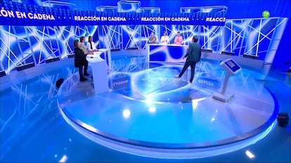 Concurso Reacción en cadena, emitido en Telecinco