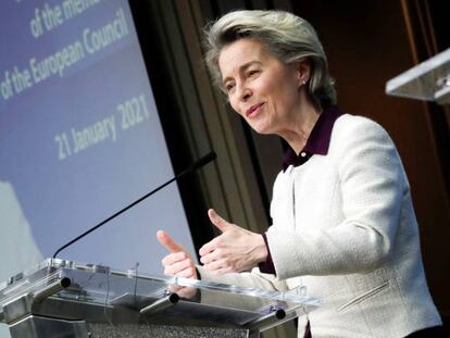 La presidenta de la Comisión Europea, Ursula Von der Leyen.