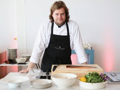 El chef Magnus Nilsson, en Cannes, Francia. 