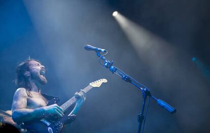 Simon Neil, líder de Biffy Clyro, en el Mad Cool Festival de Madrid en 2016.