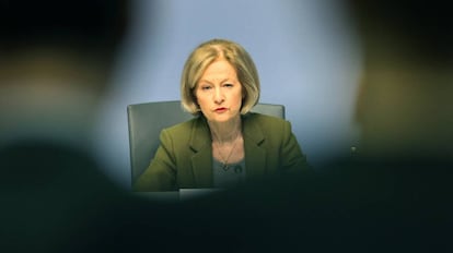 Danièle Nouy, presidenta del Consejo de supervisión del BCE
