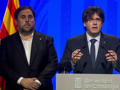 El presidente de la Generalitat, Carles Puigdemont.