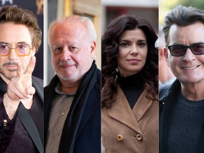 Robert Downey Jr, Juan Echanove, Pilar Punzano y Charlie Sheen, algunos de los intérpretes despedidos de sus series. 
