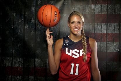 La jugadora de baloncesto Elena Delle Donne.