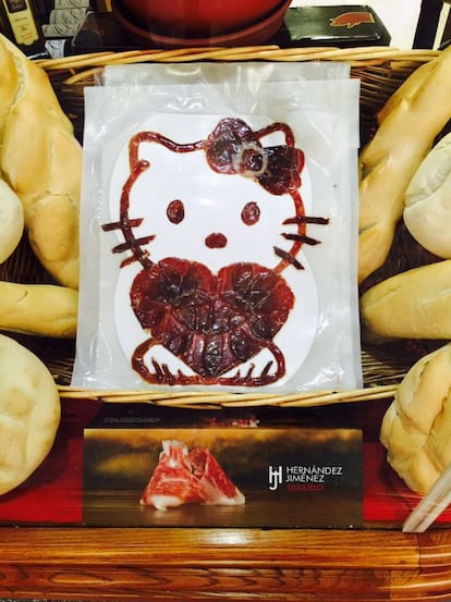 Hello Kitty de jam&oacute;n