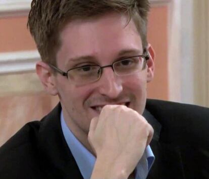 Edward Snowden, en octubre en Mosc&uacute;.