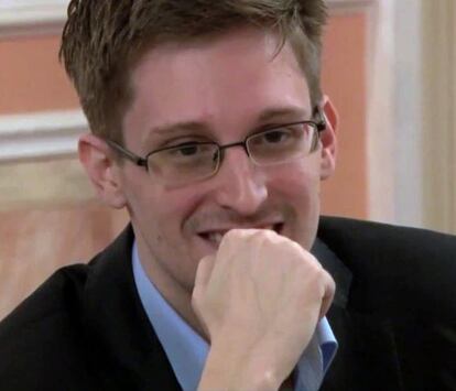 Edward Snowden, en octubre en Moscú.