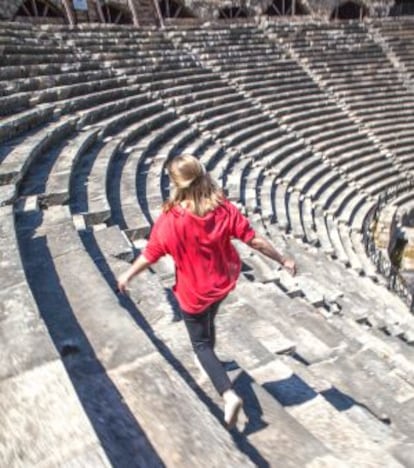 Teatro romano de Side, cerca de Antalya.