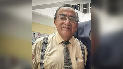 El periodista Marco Aurelio Ramírez, en Puebla