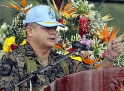 El Jefe del Estado Mayor Conjunto de las Fuerzas Armadas, Romeo Vásquez, en esta foto del 8 de mayo pasado