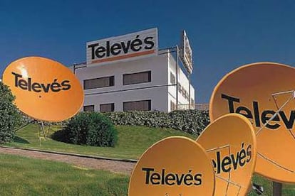 Exterior de la planta de Televés en Santiago de Compostela.