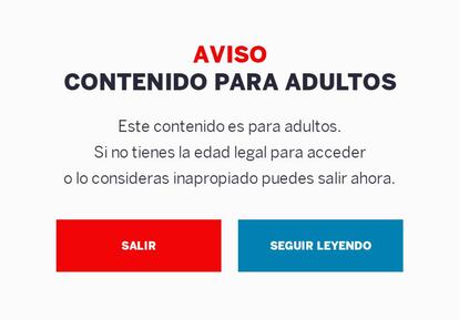 Aviso antidenuncias ultraconservadoras