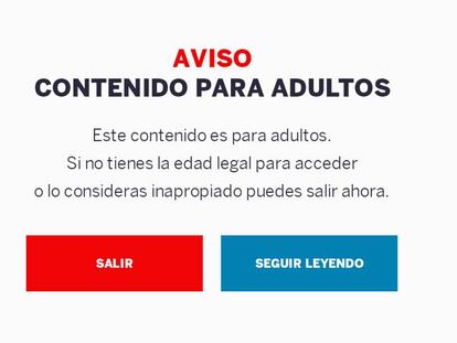 Aviso antidenuncias ultraconservadoras