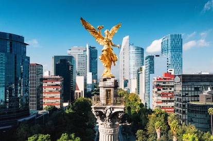 Monumento a la Independencia en Ciudad de México.
