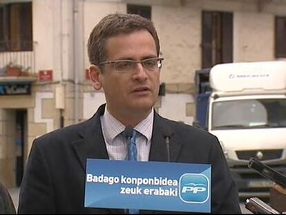 Basagoiti, sobre la dimisión de Bermejo: "Es una buena noticia para cualquiera que defiende la democracia y la libertad"