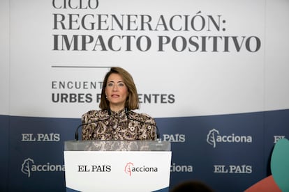 Raquel Sánchez, ministra de Transportes en funciones.  