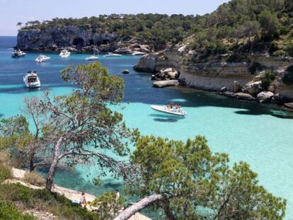 Cala de Portals Vells en Calvi&agrave; (Mallorca).