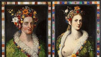 'Flora' y 'Flora meretrix' de Arcimboldo.