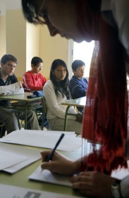 Examen de destrezas en un centro de Madrid.