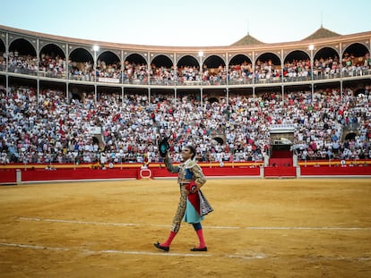 JoséTomás, en la plaza de Granada, el 22 de junio de 2019.