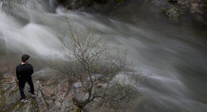 El río Manzanares, a su paso por Manzanares el Real.