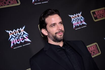 Nick Cordero, en el estreno de 'Rock Of Ages' en Los Ángeles, el pasado 15 de enero.