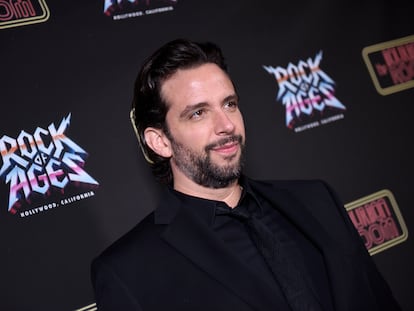 Nick Cordero, en el estreno de 'Rock Of Ages' en Los Ángeles, el pasado 15 de enero.