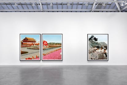 Otra vista de la exposición 'tableaux chinois', de Thomas Ruff, en la galería David Zwirner de París.