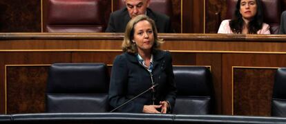La ministra de Economía y Empresa, Nadia Calviño