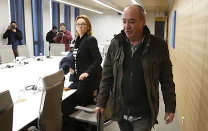 Garitano, en la comisión de las Juntas Generales.