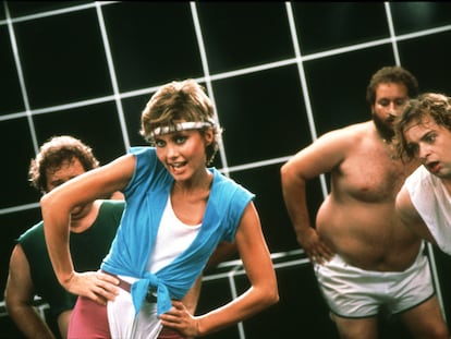 Olivia Newton-John en el vídeo de ‘Physical’ (1981), que contribuyó a la popularidad de la canción por su mezcla de sexo y humor.