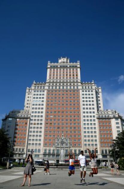 El edificio España de Madrid