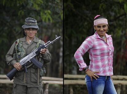 Rubiela, de 32 anos, passou dez nas FARC e gostaria de estudar odontologia depois do acordo de paz com o governo da Colômbia.