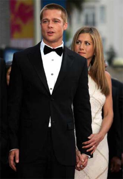 Brad Pitt y Jennifer Aniston, en una fotografía de archivo.