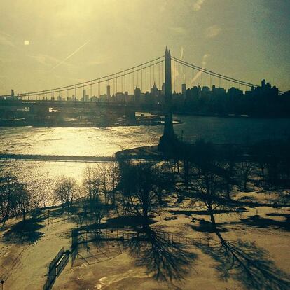 Vista sobre el río Hudson.