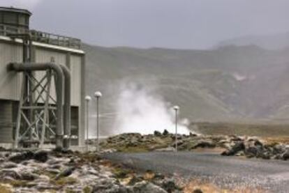 Central de geotermia en Islandia.