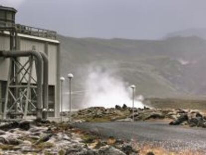 Central de geotermia en Islandia.