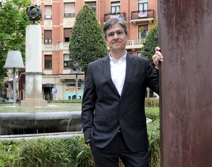 Mikel Arana, este lunes en Bilbao.