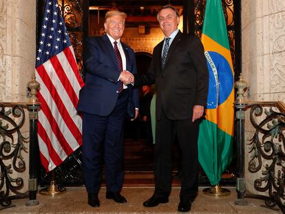 Trump cumprimenta Bolsonaro em encontro nos EUA.


07/03/2020 ONLY FOR USE IN SPAIN